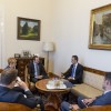 SZIJJARTO_Peter fogadja HORVÃTH_Ferenc urat a SzlovÃ©n OrszÃ¡ggyÅ±lÃ©s magyar nemzetisÃ©gi kÃ¶zÃ¶ssÃ©gi kÃ©pviselÅcsoportjÃ¡nak kÃ©pviselÅjÃ©t a KKM-ben, Budapesten.